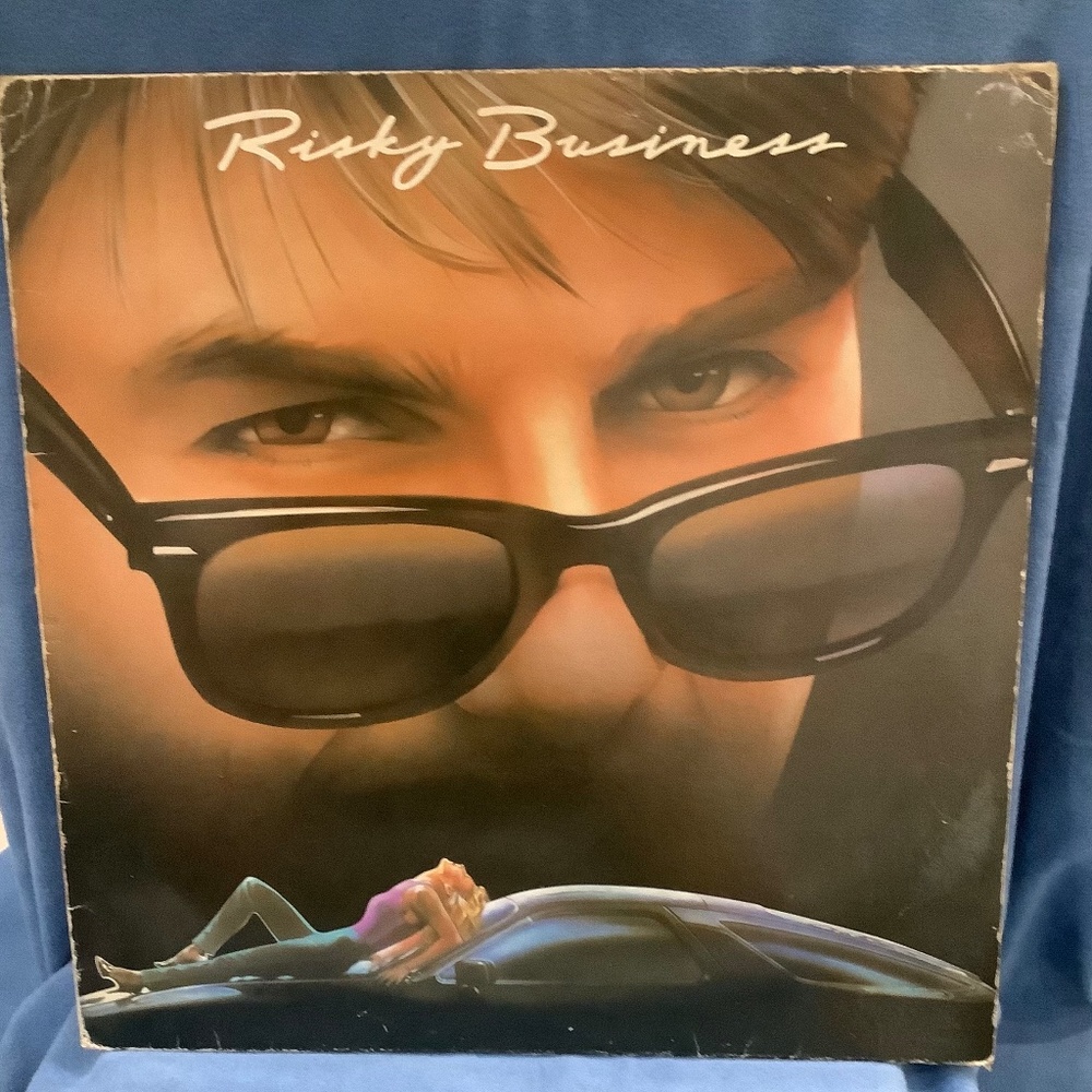 Vintage Vinyl Record Risky Business 1984 Virgin Records